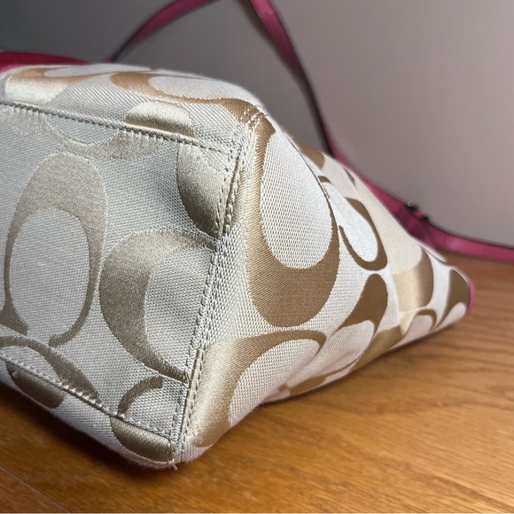 Coach Signature Stripe Pocket Tote - Picture 7 of 15